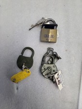 3 x Vorhängeschloss