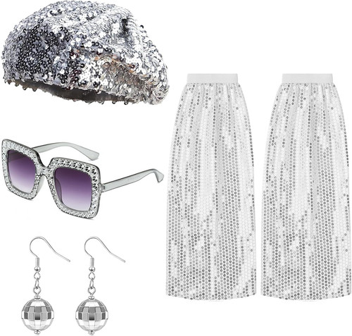 Disco glitzer outfit herren - glitzer,