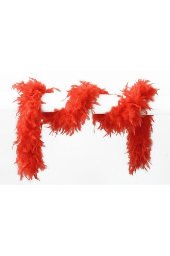 Federboa 180cm rot gramm - rot,