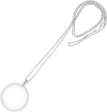 Monokel Lupe, Halskette mit 5X