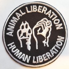 ANIMAL LIBERATION PATCH  SCHWARZ (MBP 204)