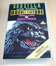 VHS GODZILLA WIDE SCREEN