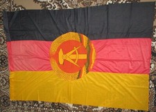 DDR BANNER FAHNE FLAGGE für Fahnenmast Dederon (125820)