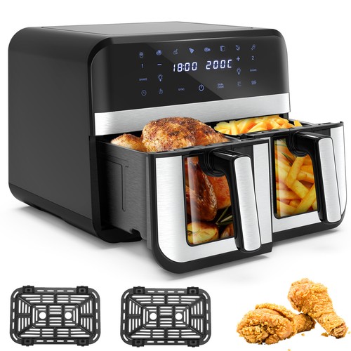 Doppel heißluftfritteuse - 9l,