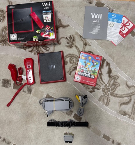 Nintendo wii mini konsole - mini, rot