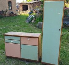 retro möbel 60er 70er, Modell Weißensee, zweiteilig, VEB Möbelwerk Fortschritt