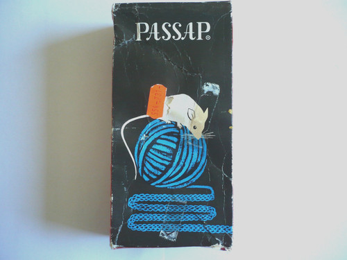 Alte strickmaus passap - passap,, mit