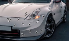 Einschussloch Aufkleber Set 15