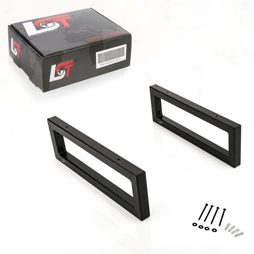 Wandkonsole matt schwarz - 2x,