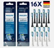 16/8er Pack Philips Sonicare C3 Premium Plaque Bürstenköpfe für Schallzahnbürste