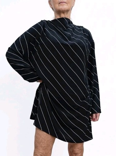 Minikleid kleid schwarz weiß - kleid,