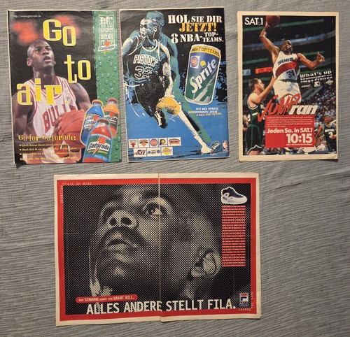 Nba werbebilder 90er jahre - werbebilder, 90er-jahre