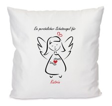 Kissen-Bezug Schutzengel Herz