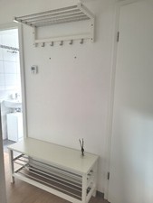 Ikea Bank mit Schuhablage + Hutablage