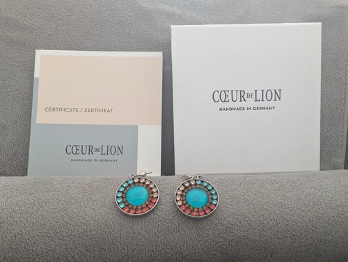 Coeur lion ohrringe - lion,