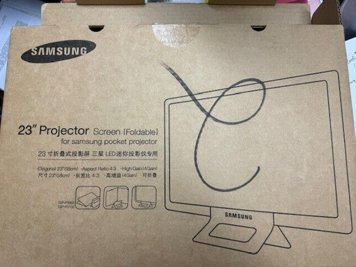 Projector screen - 23, ``