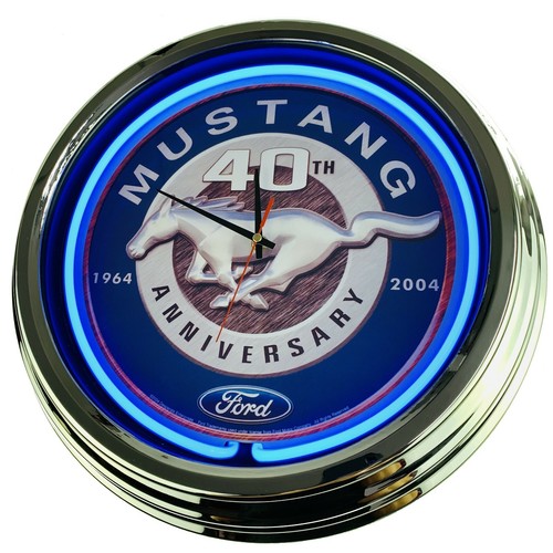 0245 wanduhr mustang deko - "mustang",