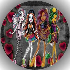 Tortenaufleger Geburtstag Party Tortenbild Fondant - Oblate Monster High P9