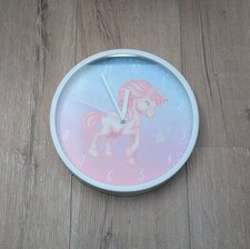  Wand Uhr Mädchen-Wanduhr Kinderzimmer SEHR GUTER ZUSTAND.