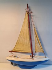 DDR - Spielzeug - Plastik - Segelschiff - Segelboot 
