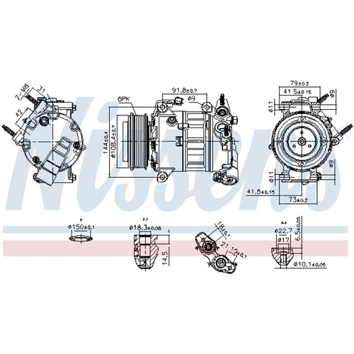 Klimakompressor nissens 890589 - nissens,