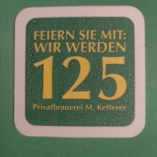 Bierdeckel - 125 Jahre