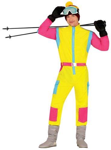 Retro jahre skianzug - 80,