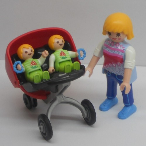 Mama mit zwillingswagen - zwillingswagen, +++++