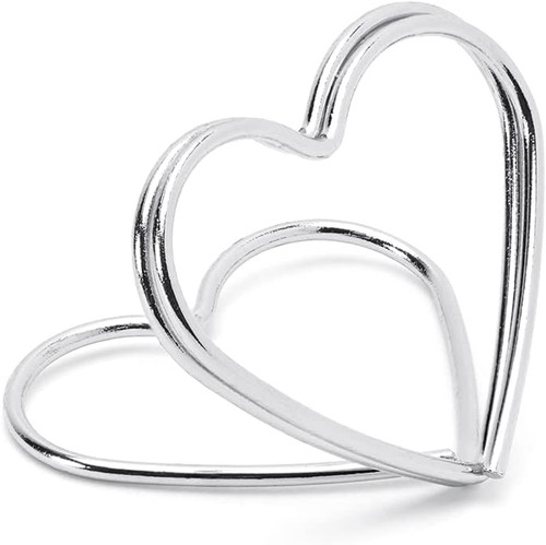 Tischkartenhalter metall herz - tischkartenhalter,