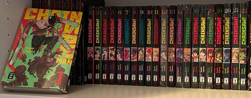 Manga chainsaw man - chainsaw, set