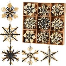 Strohsterne Christbaumschmuck