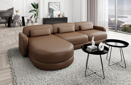 Leder sofa eckcouch design - leder,
