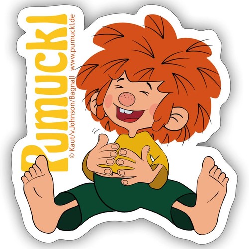 Pumuckl mit fröhlichem lachen - fröhlichem,