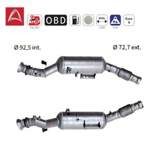 Ruß-Partikelfilter Dieselpartikelfilter DPF für MERCEDES Sprinter B906 2.2 CDi