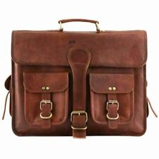 Herren Echte Schulter Laptop Braun Vintage Leder Handarbeit Tasche