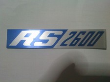 Typenschild Karosserie Schild Plakette ford CaPRI RS 2600 MK1 bj Oldtimer