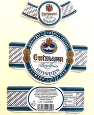 Bieretikett- Beerlabel , Brauerei GUTMANN  , Titting , Oberbayern #192 B#