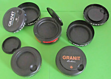 6x praktisch geocaching box 2Fächer aufbewahrungsbox Snus Dose rund  7cm x 2,4cm