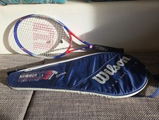Wilson Hammer 7.4 Stretch 4 1/2 Tennis Racket with Cover Tennisschläger 