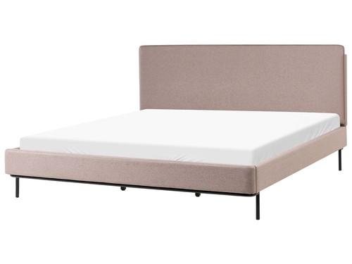 Polsterbett stoffbezug taupe - polsterbett,
