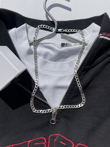S925 cuban link kette 7mm - link, x