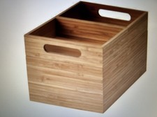 IKEA DRAGAN Bambus Boxen Aufbewahrung 3 teiliges  Set I