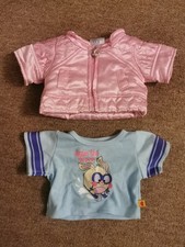 Winter jacke t-shirt blau rosa