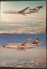 2 Postkarten Lufthansa Boeing