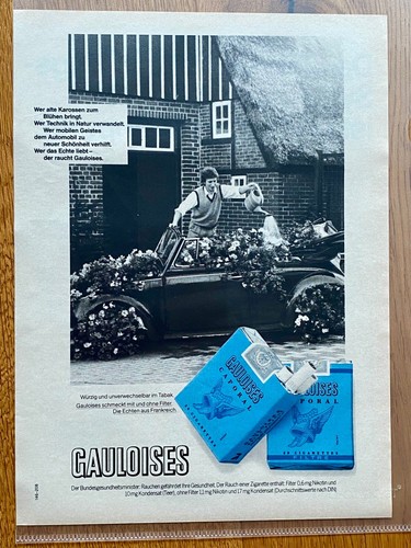 Gauloises käfer cabrio - vw,