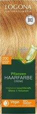 LOGONA Pflanzen Haarfarbe Creme 200 kupferblond 150ml -  Glanz & Volumen