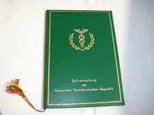 @ DDR Zoll Urkundemappe +
