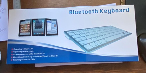Bluetooth tastatur nagelneu - bluetooth,