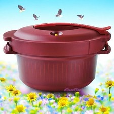 Tupperware Micro Quick - Der clevere Schnellkochtopf für die Mikrowelle - rot 3l