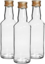Glasflaschen 200 ml - Kleine Flaschen 0,2l zum Befüllen / Wodkaflaschen